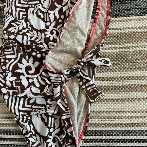 Free People Beach Women's Pamela One-Piece Swimsuit Floral Brown Size Large - Picture 5 of 10